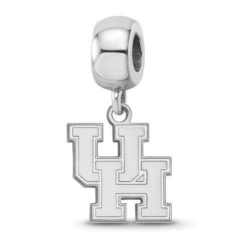 Sterling Silver LogoArt University of Houston Small Dangle Bead