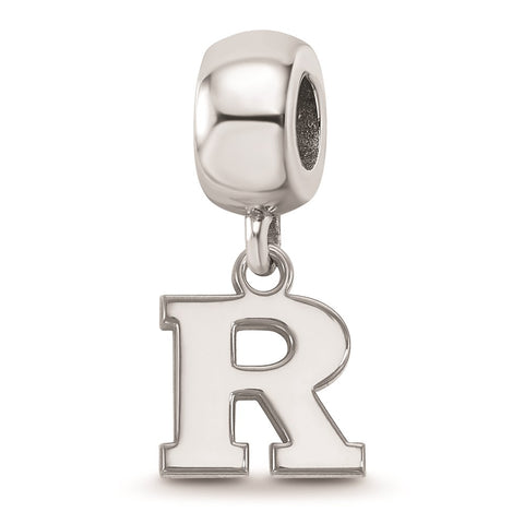 Sterling Silver LogoArt Rutgers Xs Dangle Bead Charm