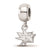 Sterling Silver NHL LogoArt San Jose Sharks Xs Dangle Bead Charm