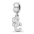Sterling Silver LogoArt University of Southern California Bead Charm Small Dangle