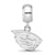 Oregon State University Charm Bead Xs Dangle in Sterling Silver