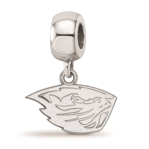Sterling Silver Oregon State University Bead Charm Xs Dangle