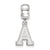 U.S. Military Academy Small Charm Dangle Bead in Sterling Silver