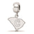 Sterling Silver LogoArt The Citadel Small Dangle Bead