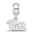 University of Pittsburgh Xs Charm Dangle Bead Charm in Sterling Silver