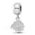 NHL Chicago Blackhawks Xs Charm Dangle Bead Charm in Sterling Silver