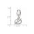 NHL Tampa Bay Lightning Xs Charm Dangle Bead Charm in Sterling Silver