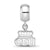 Logo Art Old Dominion University Xs Charm Dangle Bead Charm in Sterling Silver
