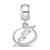 NHL Tampa Bay Lightning Small Charm Dangle Bead in Sterling Silver