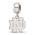 Sterling Silver LogoArt University of Notre Dame Small Dangle Bead Charm Bead