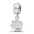 Clemson University Xs Charm Dangle Bead Charm in Sterling Silver