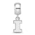 University of Illinois Xs Charm Dangle Bead Charm in Sterling Silver