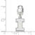 University of Illinois Small Charm Dangle Bead in Sterling Silver