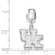 University of Kentucky Small Charm Dangle Bead in Sterling Silver