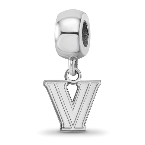 Sterling Silver LogoArt Villanova University Xs Dangle Bead Charm Bead