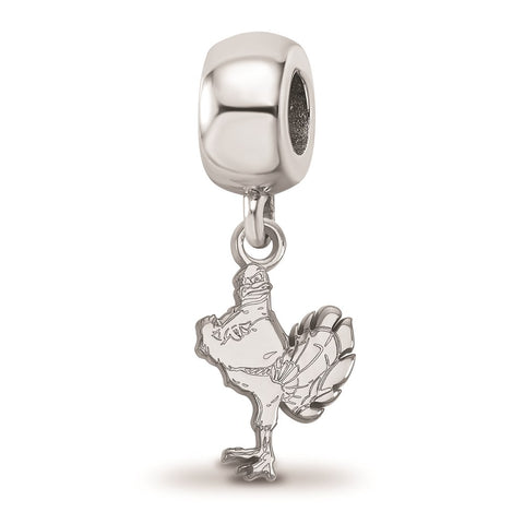 Sterling Silver LogoArt Virginia Tech Small Dangle Bead