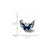 NHL Washington Capitals Enameled Logo Charm Bead in Sterling Silver