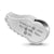 Detroit Red Wings Winged Enam Charm Bead in Sterling Silver