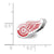Detroit Red Wings Winged Enam Charm Bead in Sterling Silver