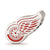 Sterling Silver LogoArt Detroit Red Wings Winged Enam Bead