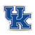 The University of Kentucky Uk Enameled Logo Charm Bead in Sterling Silver