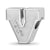 University of Virginia Block V Enameled Logo Charm Bead in Sterling Silver