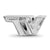 Virginia Tech Vt Enameled Logo Charm Bead in Sterling Silver