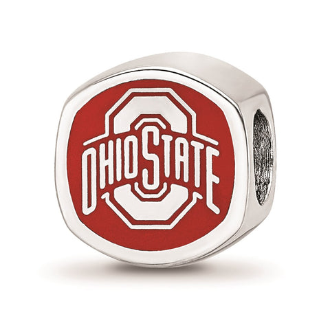 Sterling Silver The Ohio State University Ohio State On Block O Athletic Mark Cushio