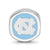 The University of North Carolina Enameled Charm Bead in Sterling Silver