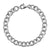 Sterling Silver Open Fancy Cable Bracelet