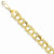 14K Yellow Gold Lite Triple Link Charm