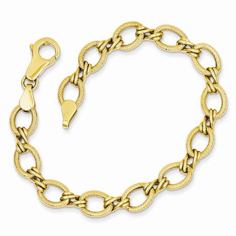 14K Yellow Gold Fancy Bracelet