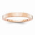 14k Rose-Gold 3mm Tapered Polished Wedding Band