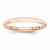 14k Rose Gold Polished 2mm Wedding Band