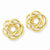 14k Yellow Gold Polished Love Knot Post Earrings