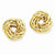 14k Yellow Gold Polished Love Knot Post Earrings