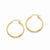 14k Yellow Gold Polished Hoop Earring, Jewelry Earrings