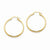 14k Yellow Gold Polished Hoop Earring, Jewelry Earrings