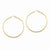 14k Yellow Gold Polished Hoop Earring, Jewelry Earrings