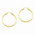 14k Yellow Gold Polished Hoop Earring, Jewelry Earrings