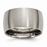 Titanium 12mm Brushed Wedding Band
