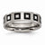 Titanium Enameled Flat 6mm Polished Wedding Band