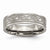 Titanium Flat Celtic Knot 6mm Brushed and Polished Wedding Band