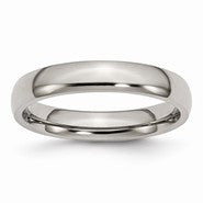 Titanium 4mm Polished Wedding Band