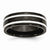 Titanium 8mm Black IP-plated Polished Wedding Band