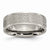 Titanium 7mm Satin and Polished Fancy Design Wedding Band