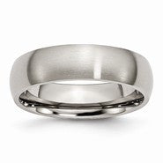 Titanium 6mm Brushed Wedding Band