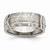 Titanium 8mm Brushed and Polished Wedding Band
