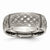 Titanium 8mm Laser Design Brushed Wedding Band