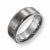 Titanium Brushed Top Bevel 8mm Wedding Band
